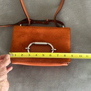 Vince Camuto Crossbody Burnt Orange Bag Genuine Leather